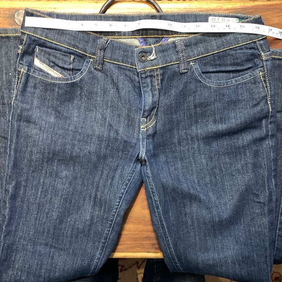 Diesel Liv Wide Legged Stacked Jeans 31W/32L - Picture 8 of 10